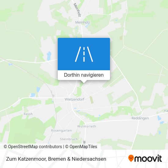 Zum Katzenmoor Karte