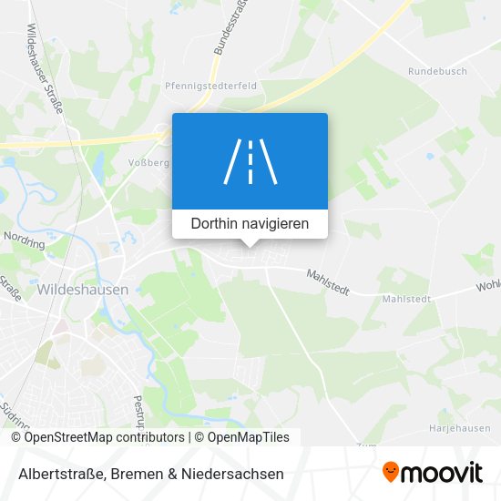 Albertstraße Karte