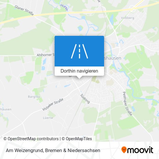 Am Weizengrund Karte