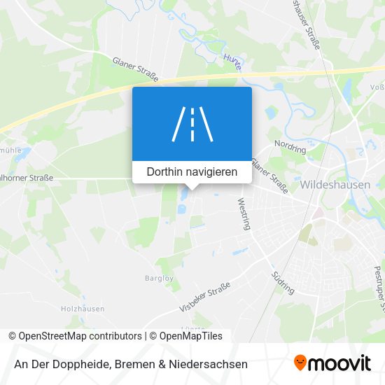 An Der Doppheide Karte