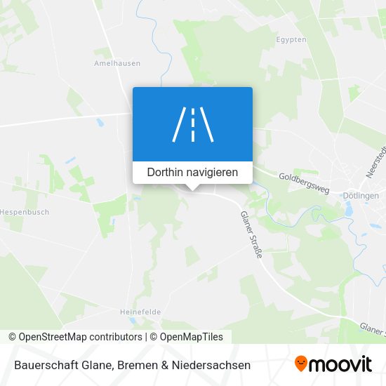Bauerschaft Glane Karte