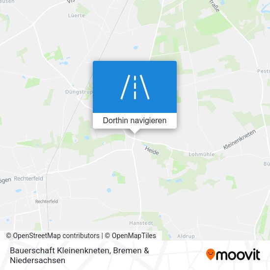 Bauerschaft Kleinenkneten Karte
