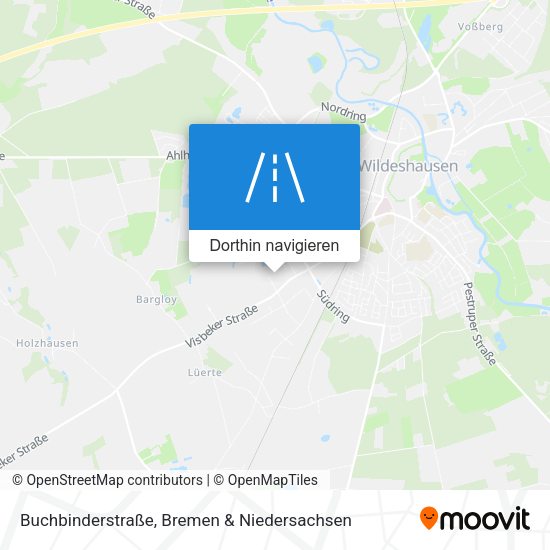 Buchbinderstraße Karte