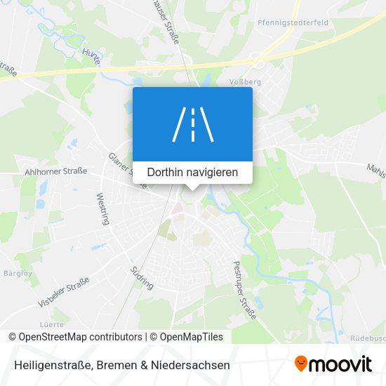 Heiligenstraße Karte