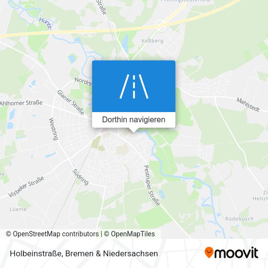 Holbeinstraße Karte