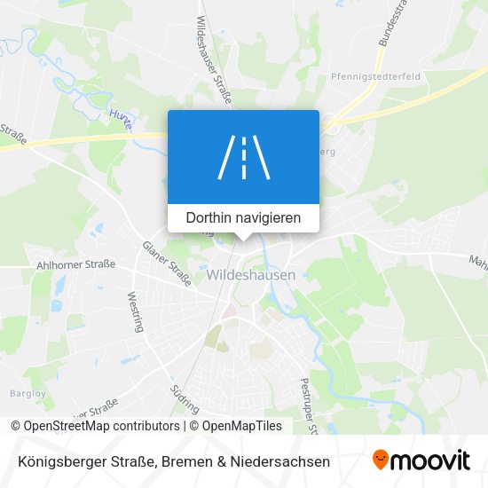 Königsberger Straße Karte
