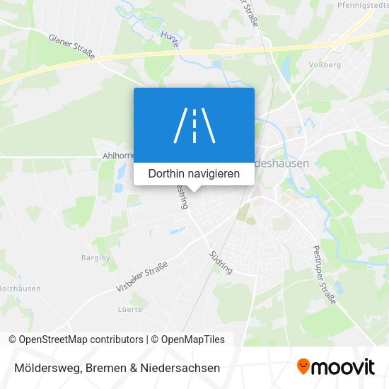 Möldersweg Karte