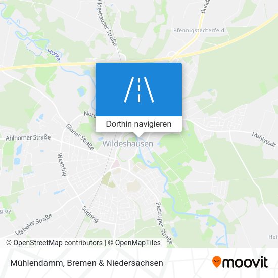 Mühlendamm Karte