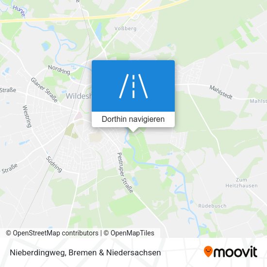 Nieberdingweg Karte