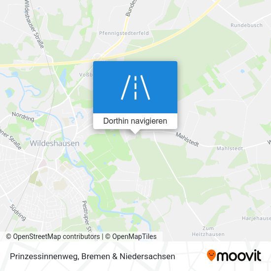 Prinzessinnenweg Karte