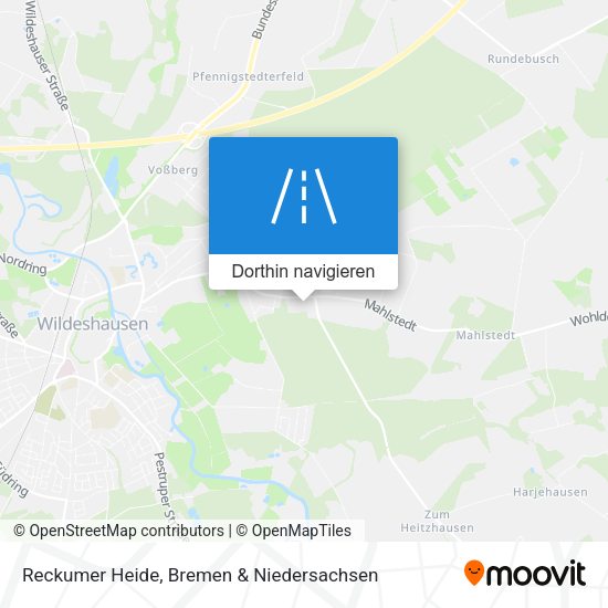 Reckumer Heide Karte