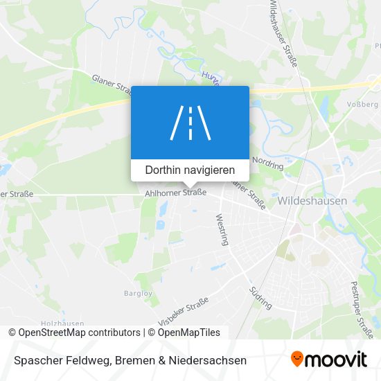 Spascher Feldweg Karte