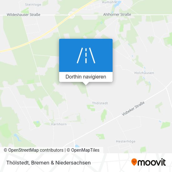 Thölstedt Karte