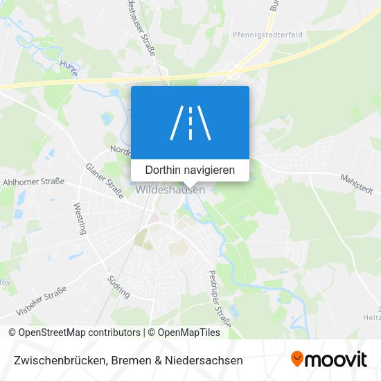 Zwischenbrücken Karte