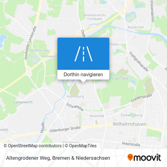 Altengrodener Weg Karte