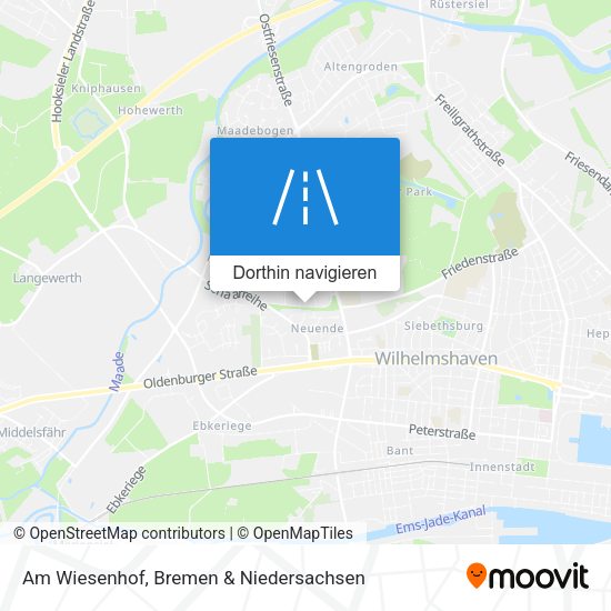 Am Wiesenhof Karte