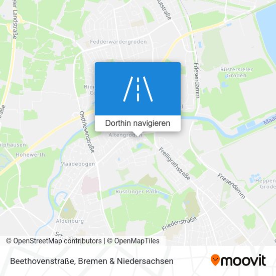 Beethovenstraße Karte
