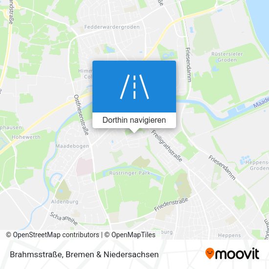 Brahmsstraße Karte