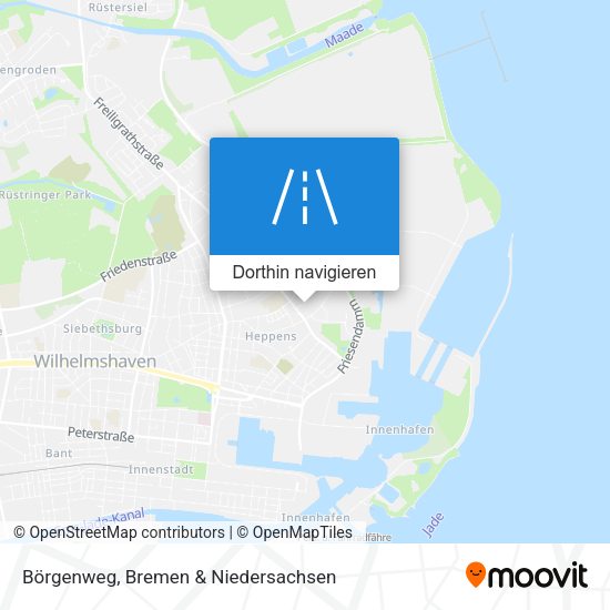 Börgenweg Karte