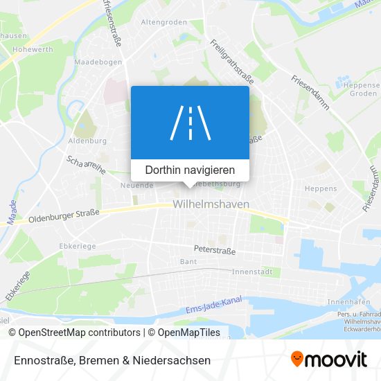 Ennostraße Karte