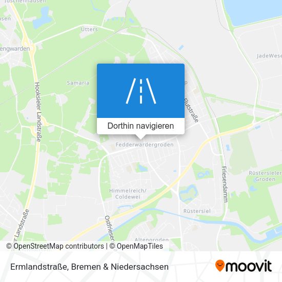 Ermlandstraße Karte