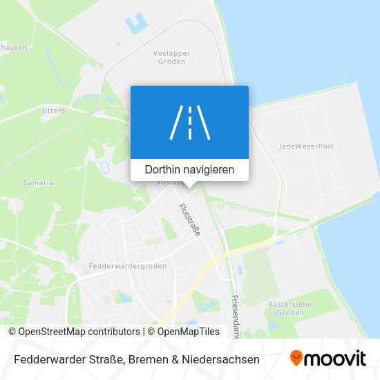 Fedderwarder Straße Karte