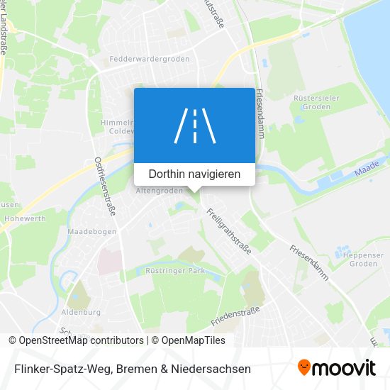 Flinker-Spatz-Weg Karte