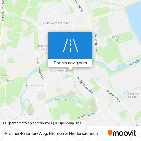 Frecher-Fasanen-Weg Karte