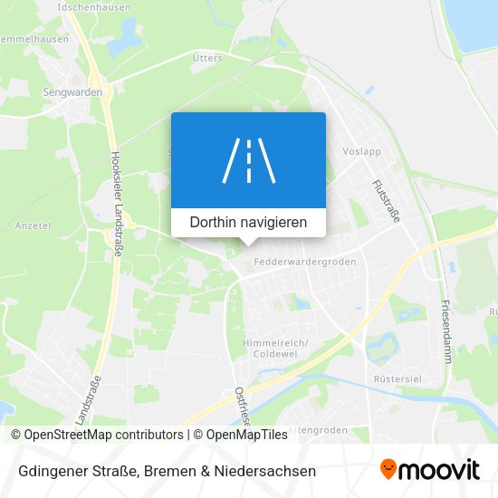 Gdingener Straße Karte