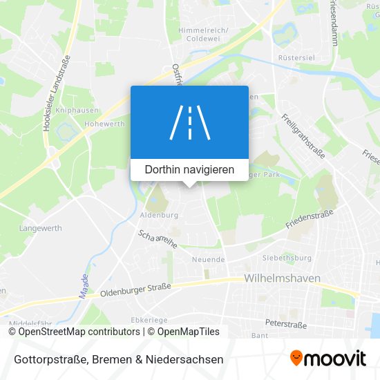 Gottorpstraße Karte