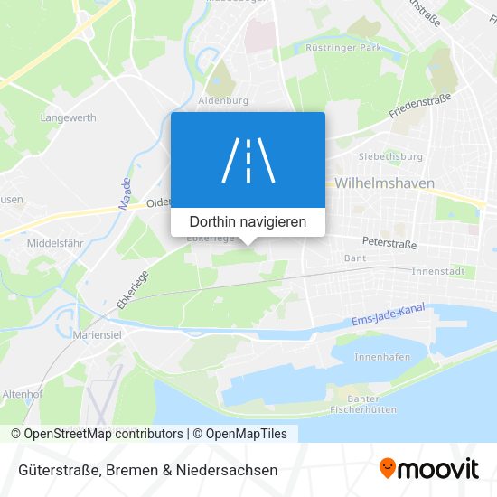 Güterstraße Karte