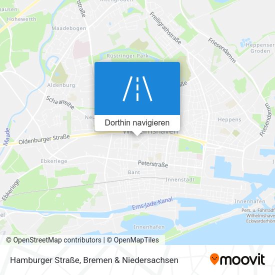 Hamburger Straße Karte