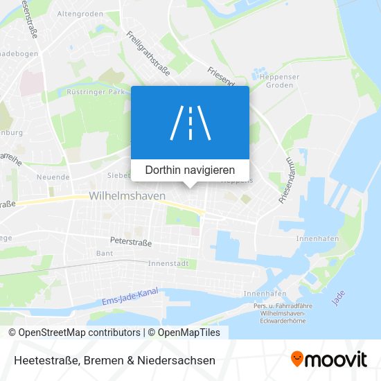 Heetestraße Karte