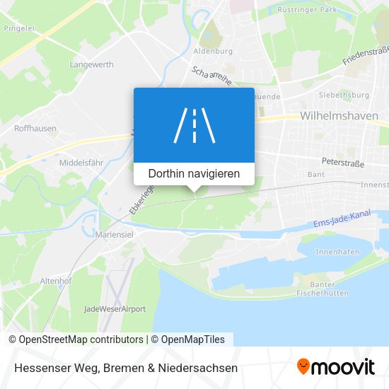 Hessenser Weg Karte