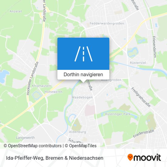 Ida-Pfeiffer-Weg Karte