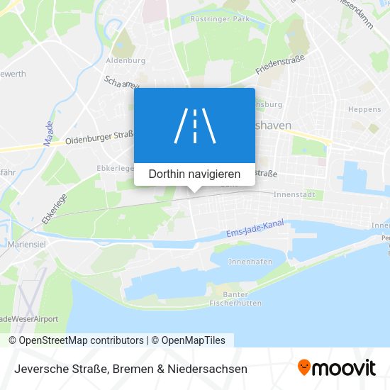 Jeversche Straße Karte