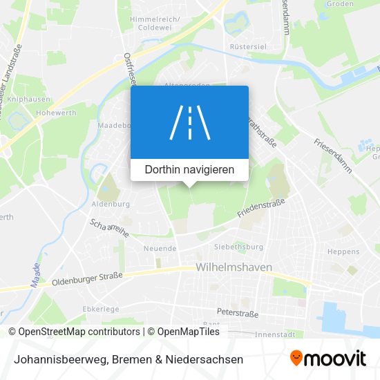Johannisbeerweg Karte