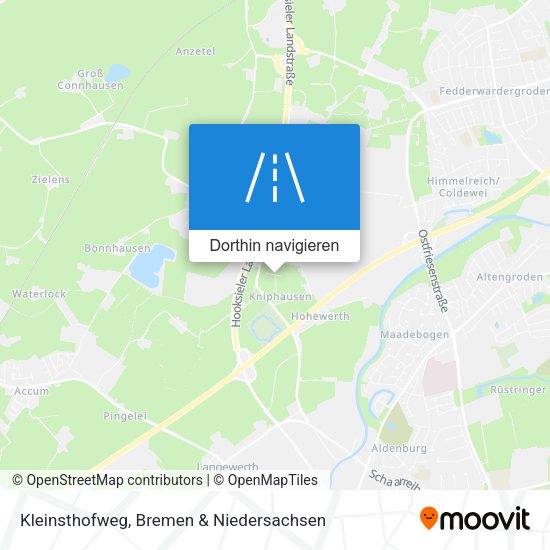Kleinsthofweg Karte