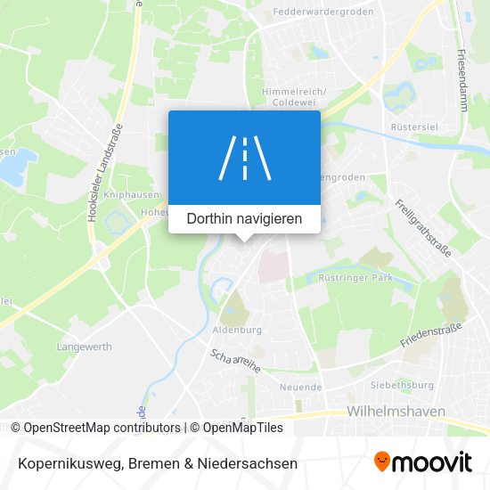 Kopernikusweg Karte