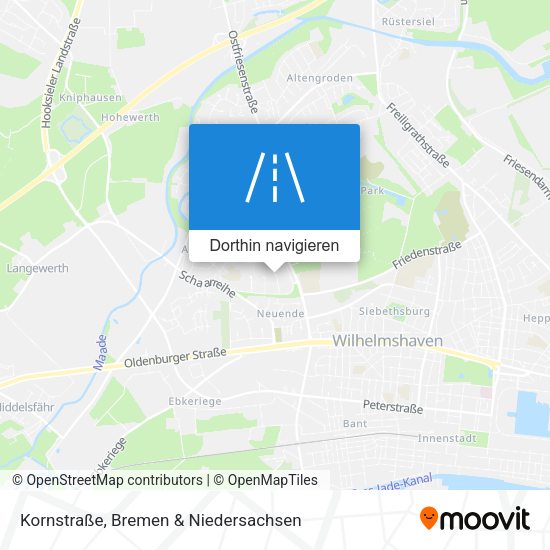 Kornstraße Karte