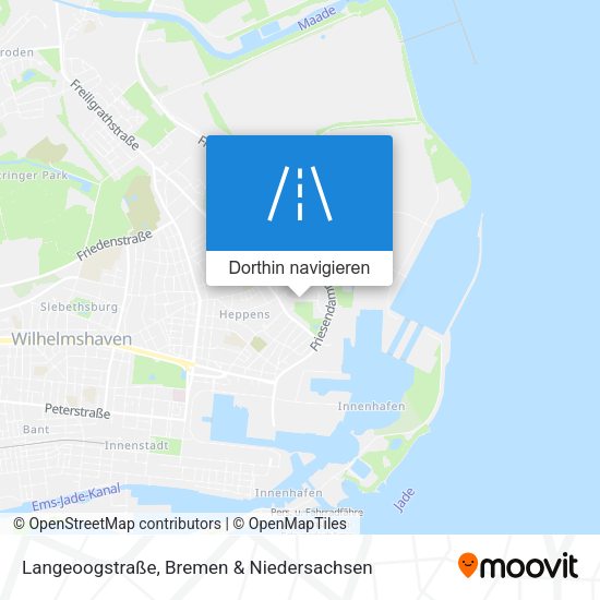 Langeoogstraße Karte