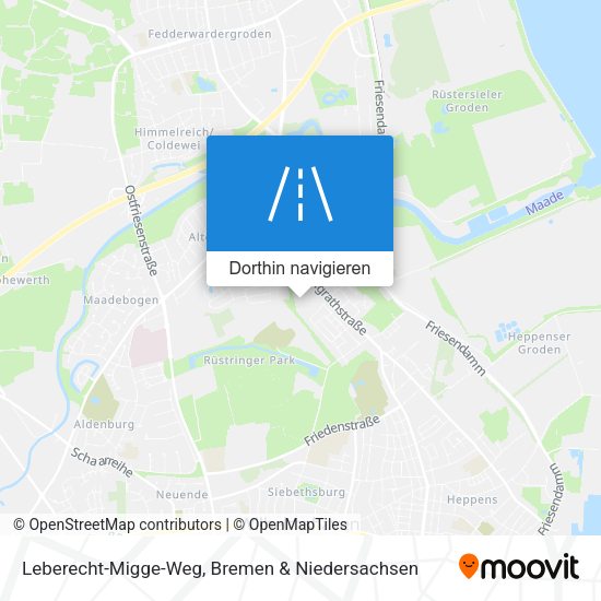 Leberecht-Migge-Weg Karte