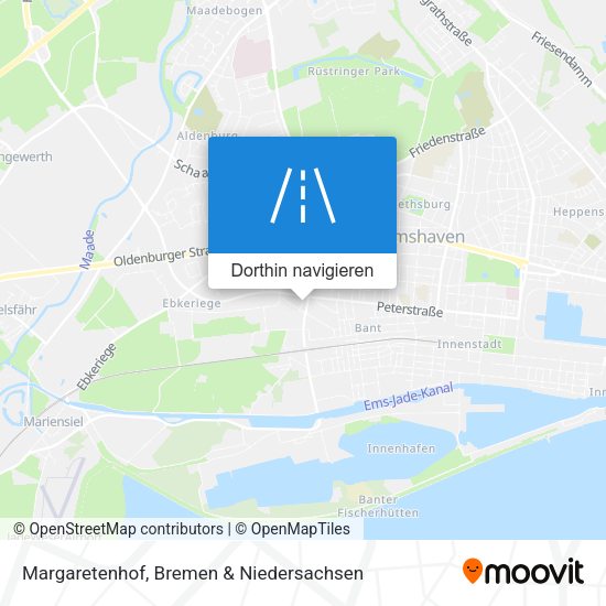 Margaretenhof Karte