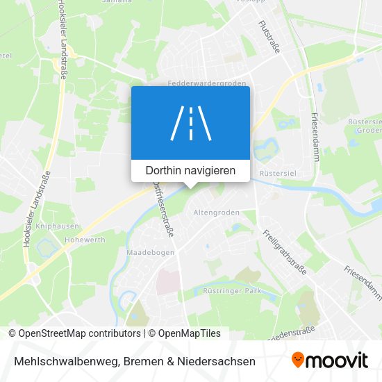 Mehlschwalbenweg Karte