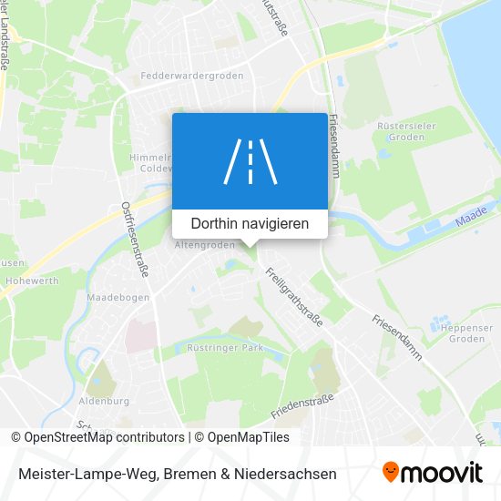 Meister-Lampe-Weg Karte