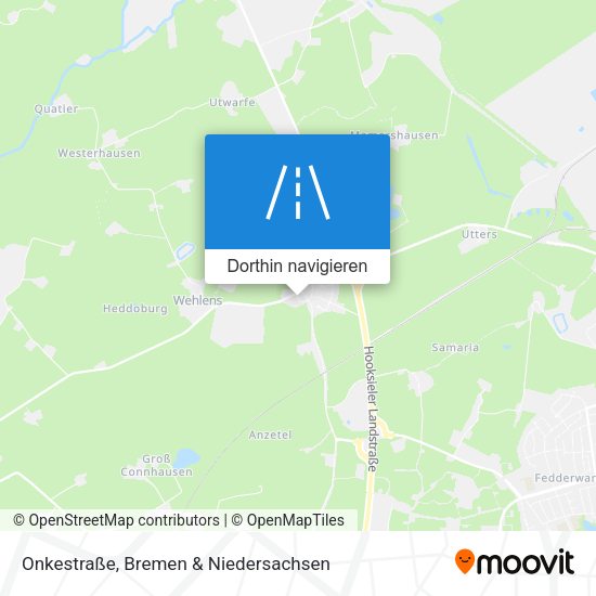 Onkestraße Karte