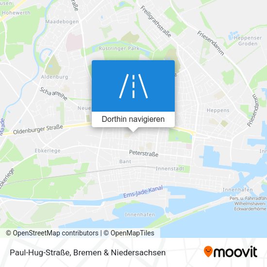 Paul-Hug-Straße Karte