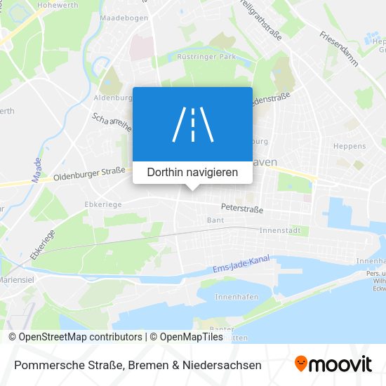 Pommersche Straße Karte