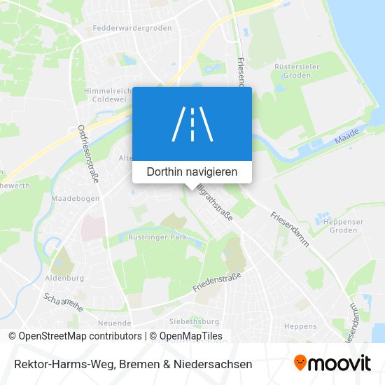 Rektor-Harms-Weg Karte