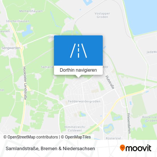 Samlandstraße Karte